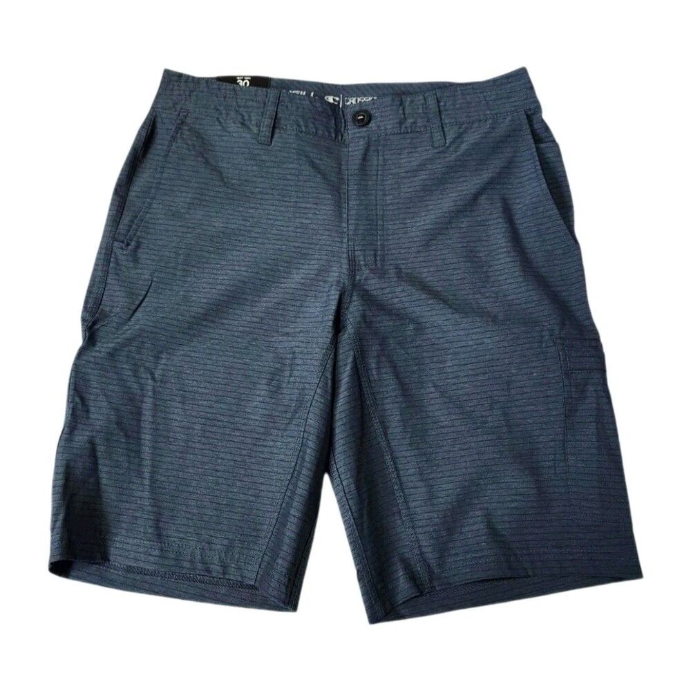 O'Neill Men's Crossover Hybrid Shorts Stretch Fabric Cargo Pocket Blue Size 40
